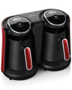 Arzum OKKA Minio Duo Turkish Coffee Maker, Red, OK-006-N