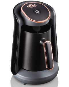 Arzum OKKA Minio Turkish Coffee Maker, Black & Copper, OK004