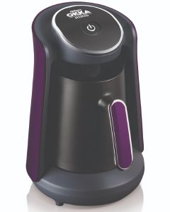 Arzum OKKA Minio Turkish Coffee Maker, Black & Purple, OK004-MD