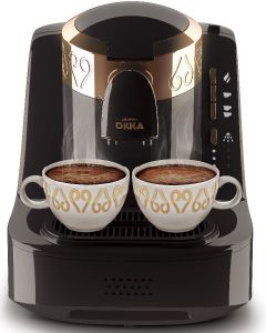 Arzum OKKA Turkish Coffee Maker, Black & Copper, OK001B