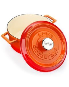 Lava Casserole Orange Round 24x24cm LV Y TC24 EDT K2 O