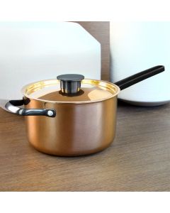 Rossetti Agostini Saucepan and Helper, 20 cm, Rose Gold, 1823