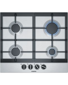 Siemens Built In Hob Gas, 60cm, Stainless Steel, Step Flame - EC6A5PB90M
