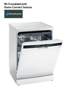 Siemens Home Connect Dishwasher, 8 Programmes, SN25EW38CM