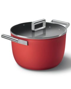Smeg Casserole + Lid, 26 cm, CKFC2611RDM
