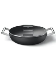Smeg Deep Pan + Lid, 28 cm, CKFD2811BLM