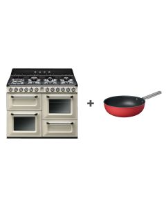 Smeg Victoria Combination Cooker, 110 cm, TR4110P1