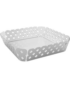 Tramontina Luce Square Basket with Hollowed-Out Details, 22 cm, 61802230