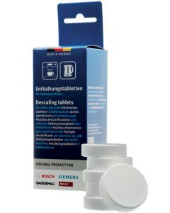 Siemens Built in Coffee Machine Descaler Tablets, 311864