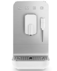 Smeg Bean to Cup Automatic Coffee Machine with Steam Wand , BCC12WHMUK