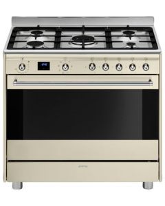 Smeg Concert Combination Cooker, 90 cm, SSA91MAP2