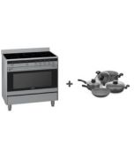 Siemens Bundle Offer Electric Cooker 90 cm+ Tramontina Cookware 7Pcs, HY738357M